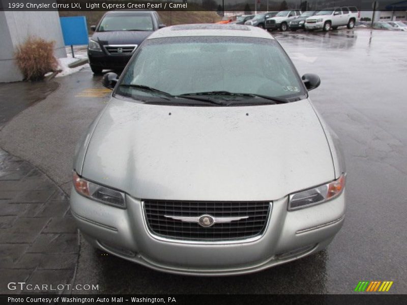 Light Cypress Green Pearl / Camel 1999 Chrysler Cirrus LXi