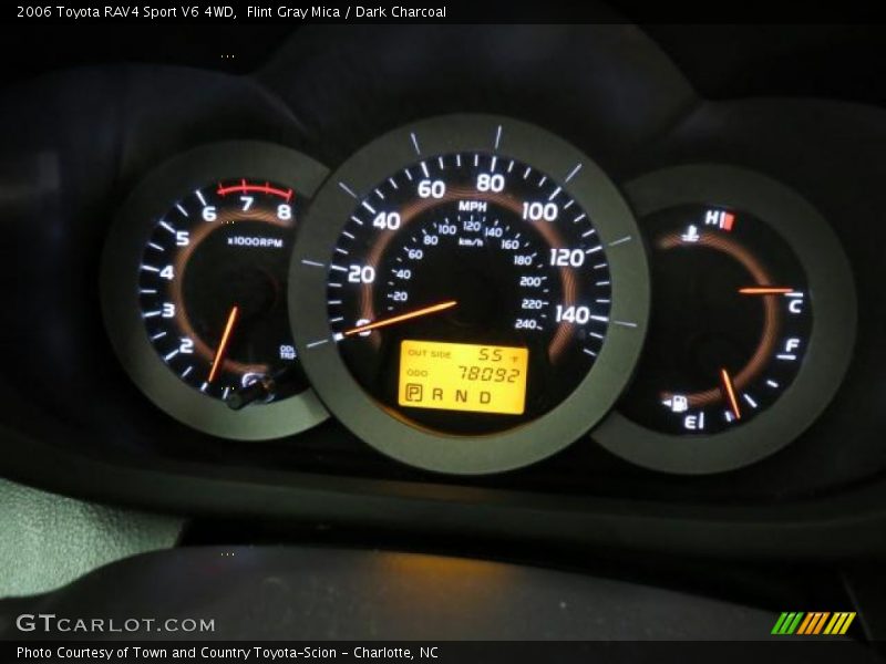 Flint Gray Mica / Dark Charcoal 2006 Toyota RAV4 Sport V6 4WD