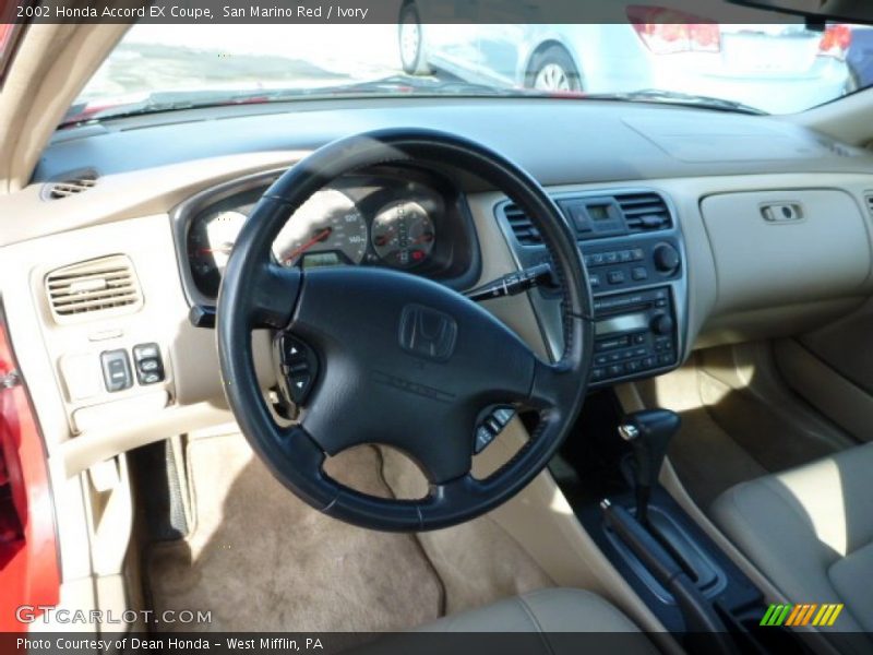 Dashboard of 2002 Accord EX Coupe