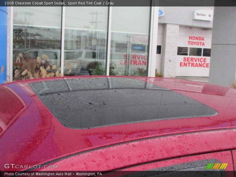 Sport Red Tint Coat / Gray 2008 Chevrolet Cobalt Sport Sedan