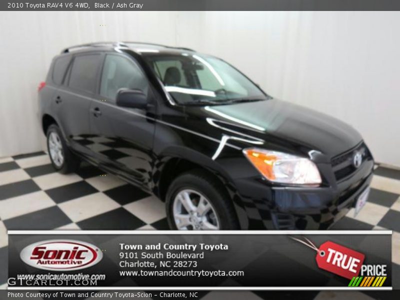 Black / Ash Gray 2010 Toyota RAV4 V6 4WD