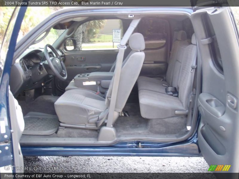 Blue Marlin Pearl / Gray 2004 Toyota Tundra SR5 TRD Access Cab