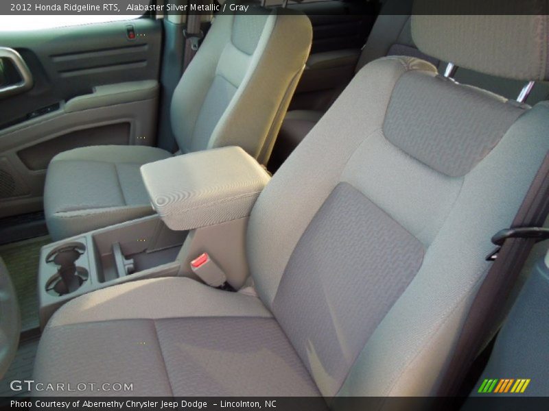 Alabaster Silver Metallic / Gray 2012 Honda Ridgeline RTS