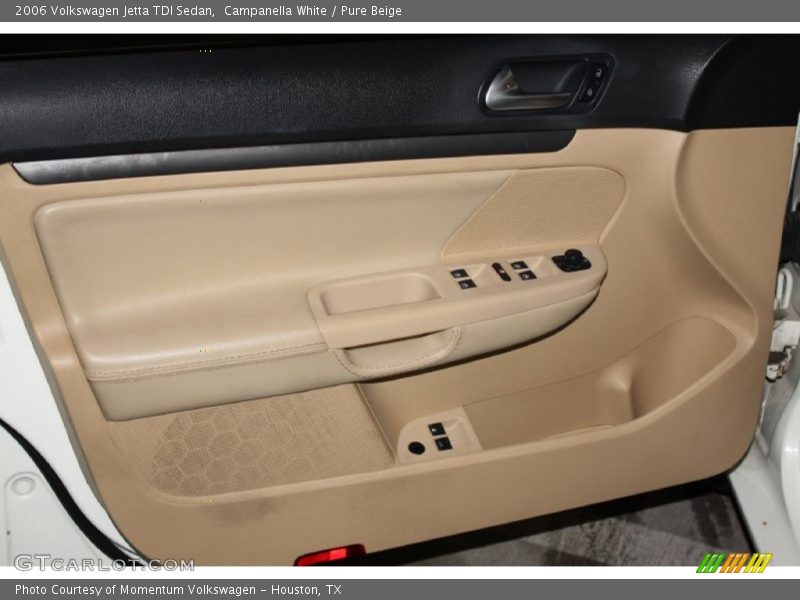 Campanella White / Pure Beige 2006 Volkswagen Jetta TDI Sedan