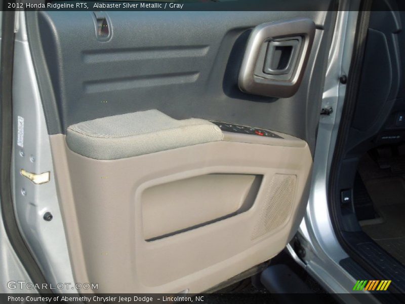 Alabaster Silver Metallic / Gray 2012 Honda Ridgeline RTS