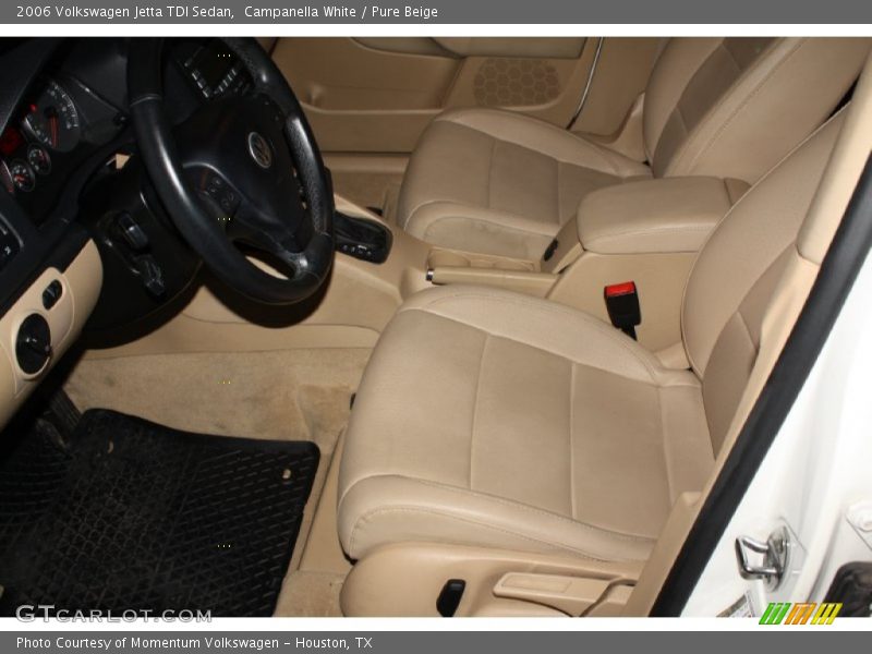 Campanella White / Pure Beige 2006 Volkswagen Jetta TDI Sedan