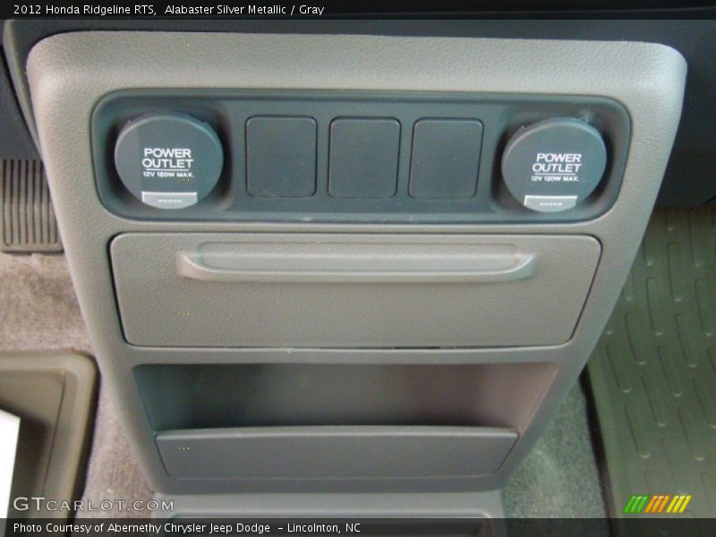 Alabaster Silver Metallic / Gray 2012 Honda Ridgeline RTS