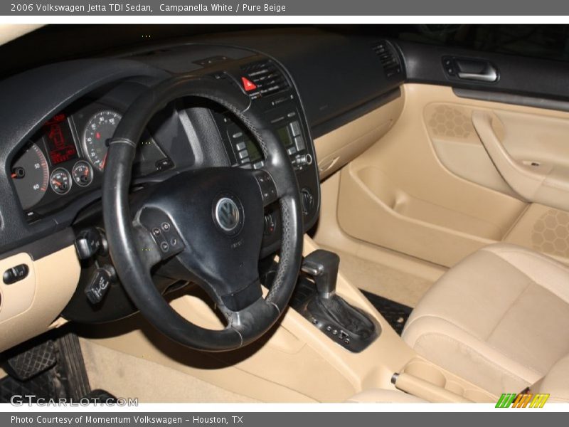Campanella White / Pure Beige 2006 Volkswagen Jetta TDI Sedan