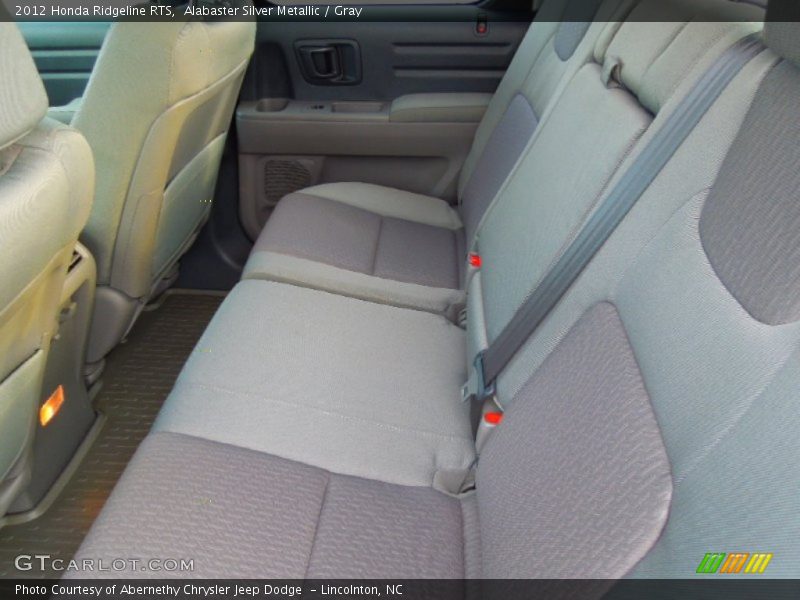 Alabaster Silver Metallic / Gray 2012 Honda Ridgeline RTS