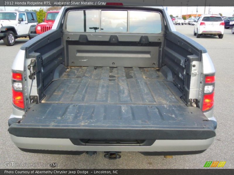 Alabaster Silver Metallic / Gray 2012 Honda Ridgeline RTS