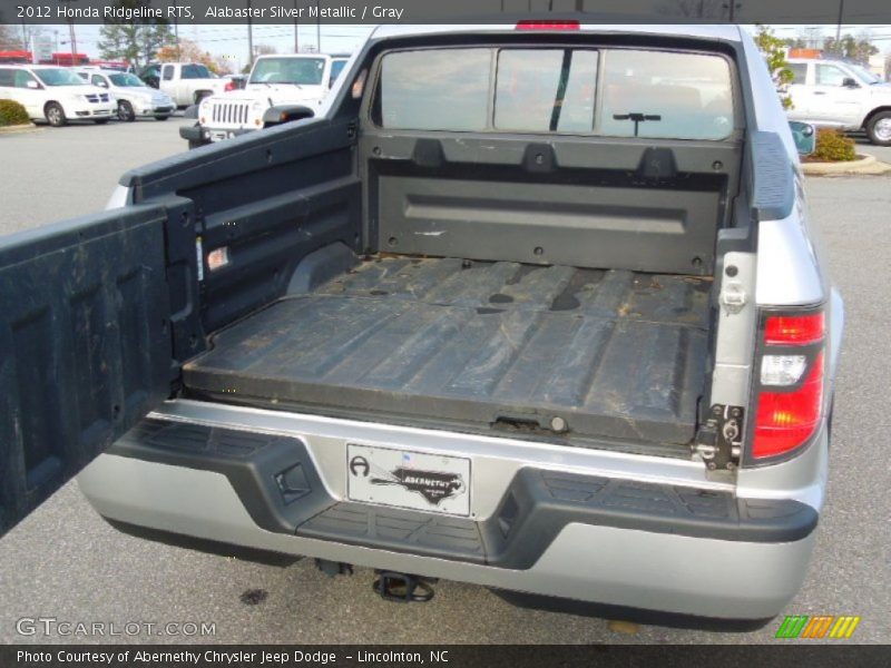 Alabaster Silver Metallic / Gray 2012 Honda Ridgeline RTS