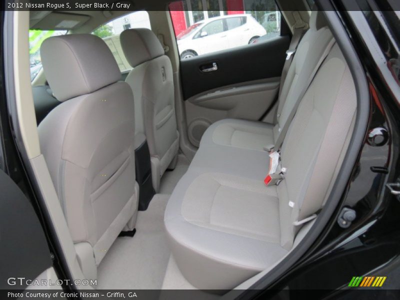 Super Black / Gray 2012 Nissan Rogue S