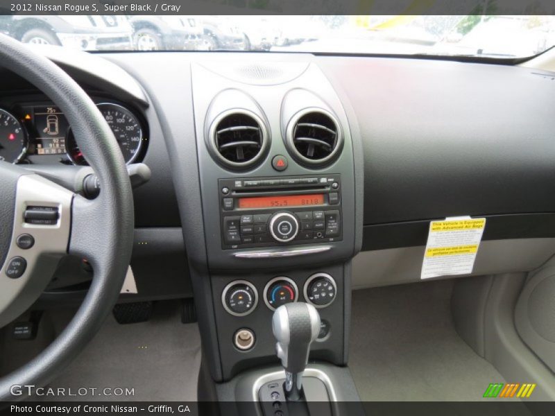 Super Black / Gray 2012 Nissan Rogue S