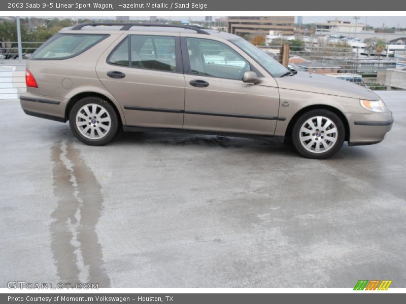 Hazelnut Metallic / Sand Beige 2003 Saab 9-5 Linear Sport Wagon