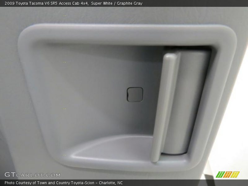 Super White / Graphite Gray 2009 Toyota Tacoma V6 SR5 Access Cab 4x4