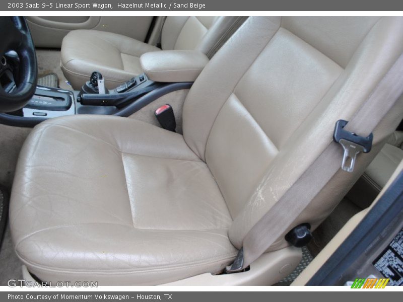 Hazelnut Metallic / Sand Beige 2003 Saab 9-5 Linear Sport Wagon