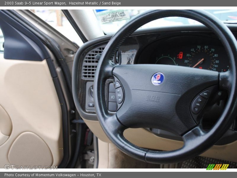 Hazelnut Metallic / Sand Beige 2003 Saab 9-5 Linear Sport Wagon