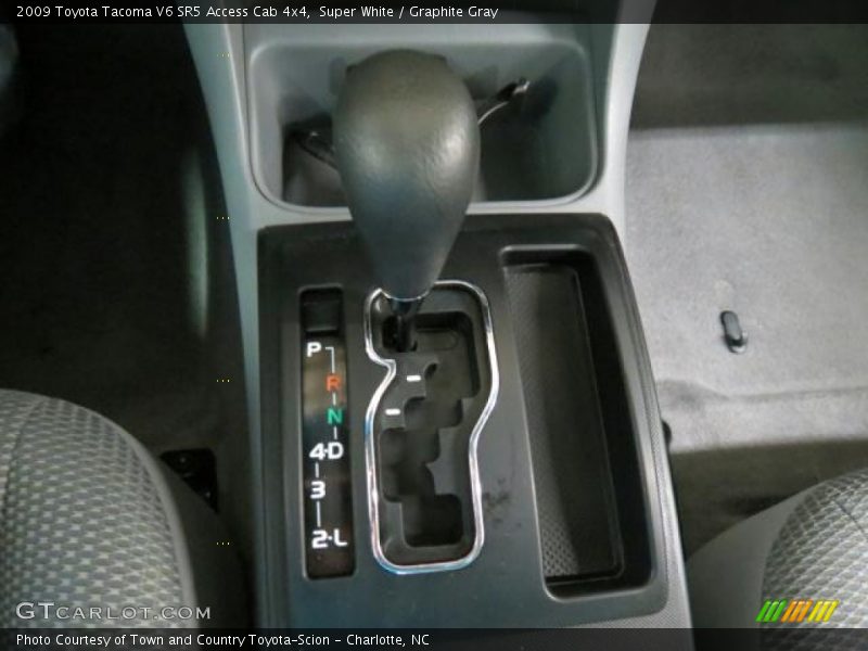 Super White / Graphite Gray 2009 Toyota Tacoma V6 SR5 Access Cab 4x4