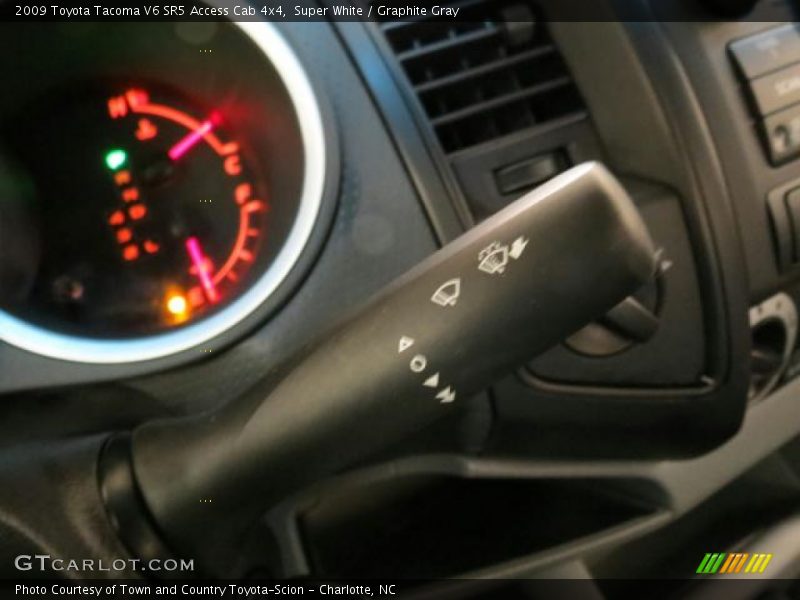 Super White / Graphite Gray 2009 Toyota Tacoma V6 SR5 Access Cab 4x4