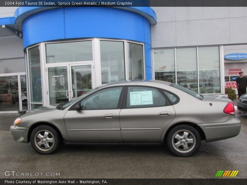 Spruce Green Metallic / Medium Graphite 2004 Ford Taurus SE Sedan