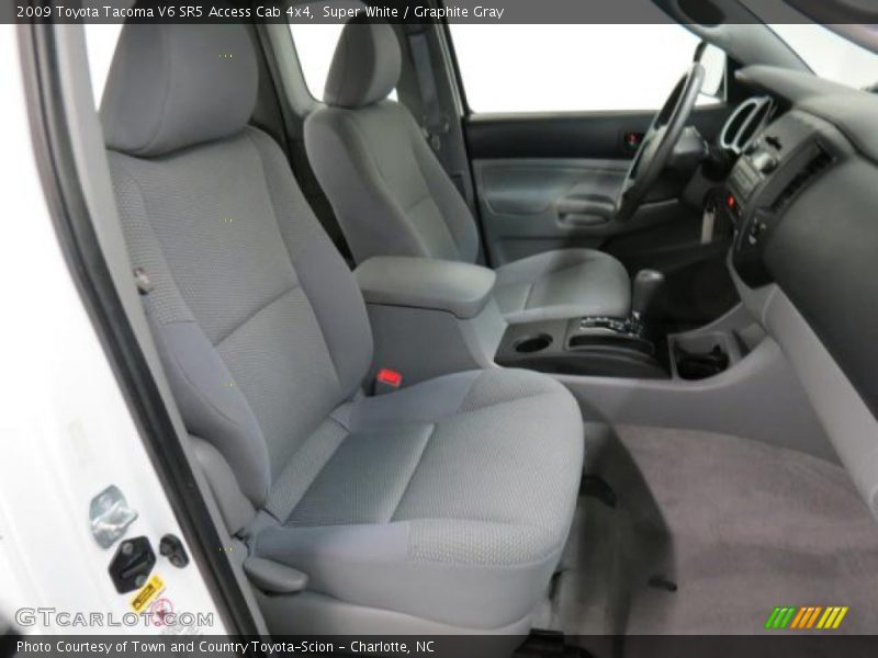 Super White / Graphite Gray 2009 Toyota Tacoma V6 SR5 Access Cab 4x4