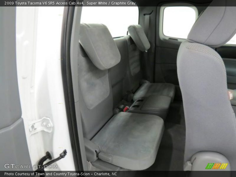 Super White / Graphite Gray 2009 Toyota Tacoma V6 SR5 Access Cab 4x4