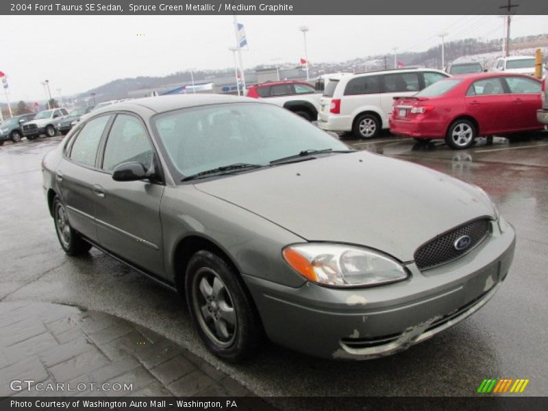 Spruce Green Metallic / Medium Graphite 2004 Ford Taurus SE Sedan