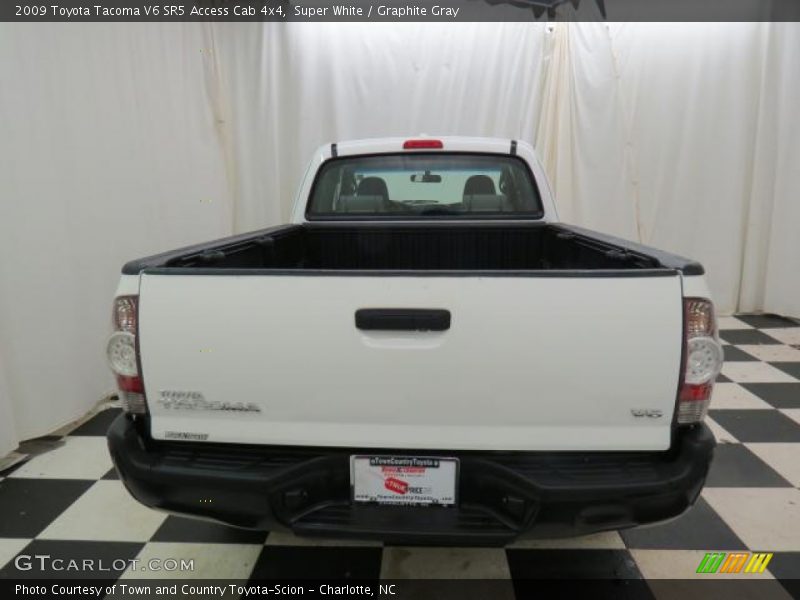 Super White / Graphite Gray 2009 Toyota Tacoma V6 SR5 Access Cab 4x4