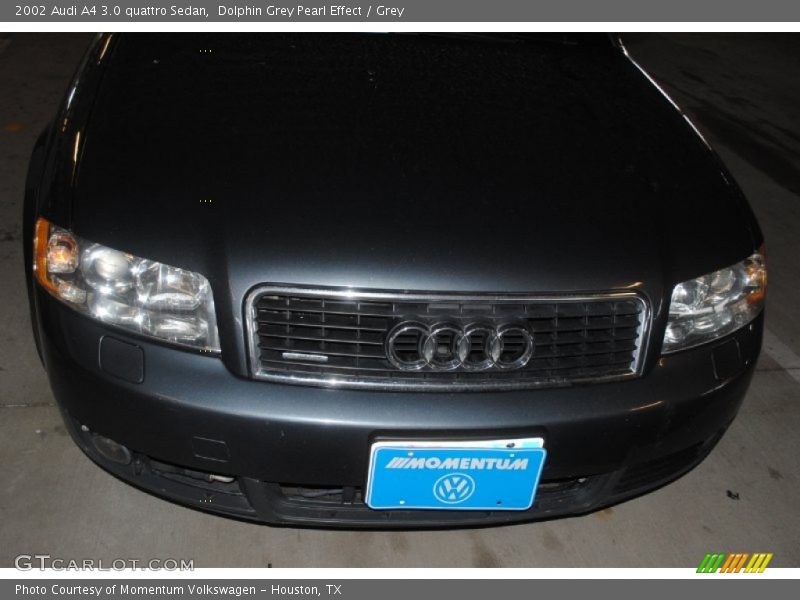 Dolphin Grey Pearl Effect / Grey 2002 Audi A4 3.0 quattro Sedan