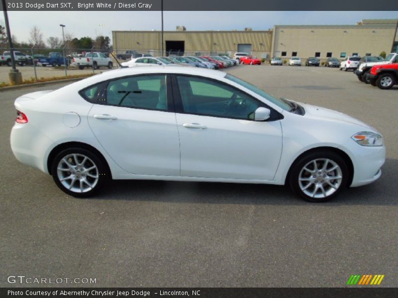 Bright White / Diesel Gray 2013 Dodge Dart SXT