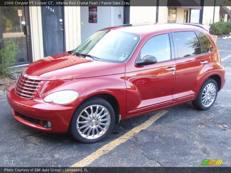 Inferno Red Crystal Pearl / Pastel Slate Gray 2006 Chrysler PT Cruiser GT