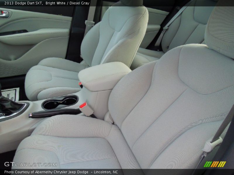 Bright White / Diesel Gray 2013 Dodge Dart SXT