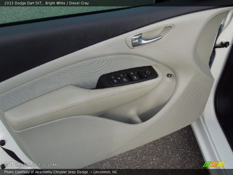 Bright White / Diesel Gray 2013 Dodge Dart SXT