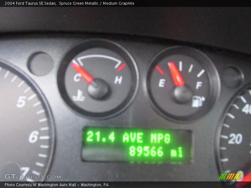 Spruce Green Metallic / Medium Graphite 2004 Ford Taurus SE Sedan