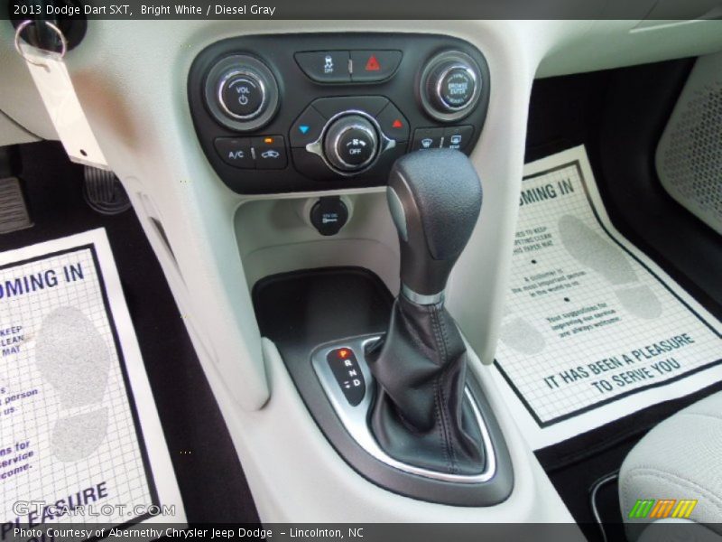 Bright White / Diesel Gray 2013 Dodge Dart SXT