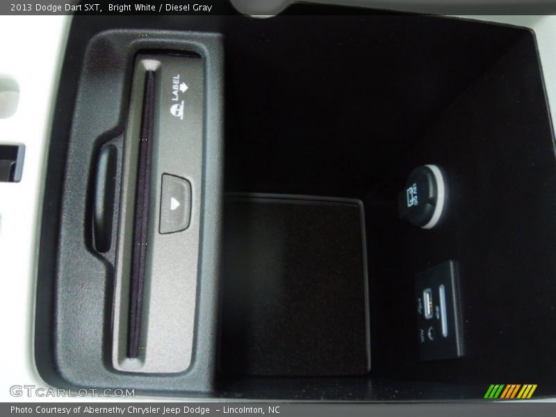 Bright White / Diesel Gray 2013 Dodge Dart SXT