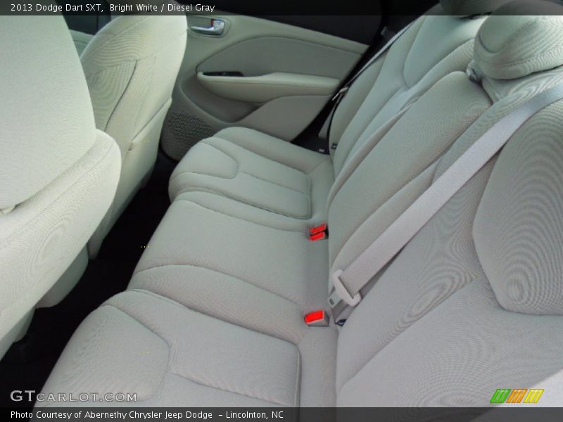Bright White / Diesel Gray 2013 Dodge Dart SXT