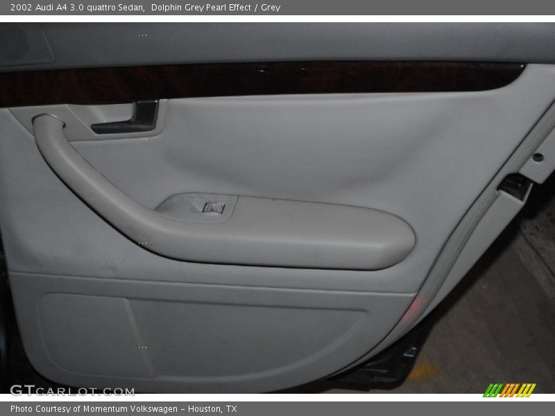 Dolphin Grey Pearl Effect / Grey 2002 Audi A4 3.0 quattro Sedan