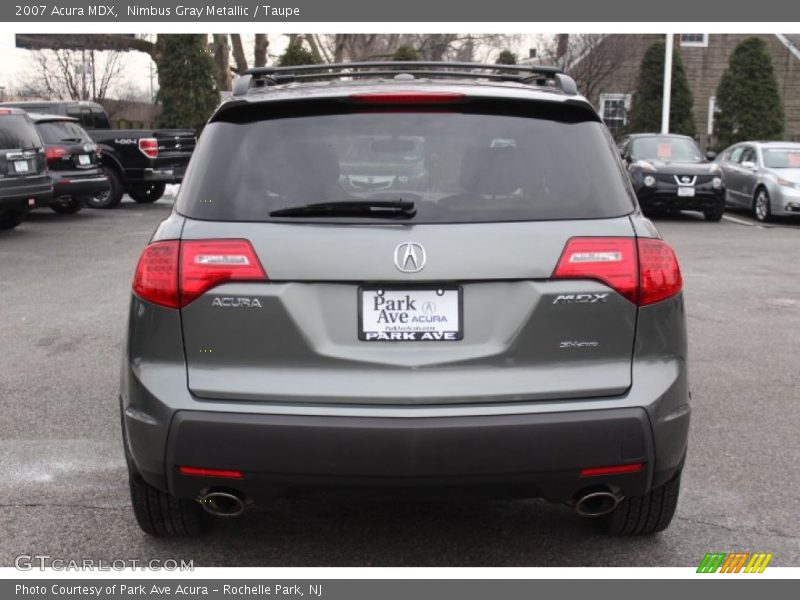 Nimbus Gray Metallic / Taupe 2007 Acura MDX