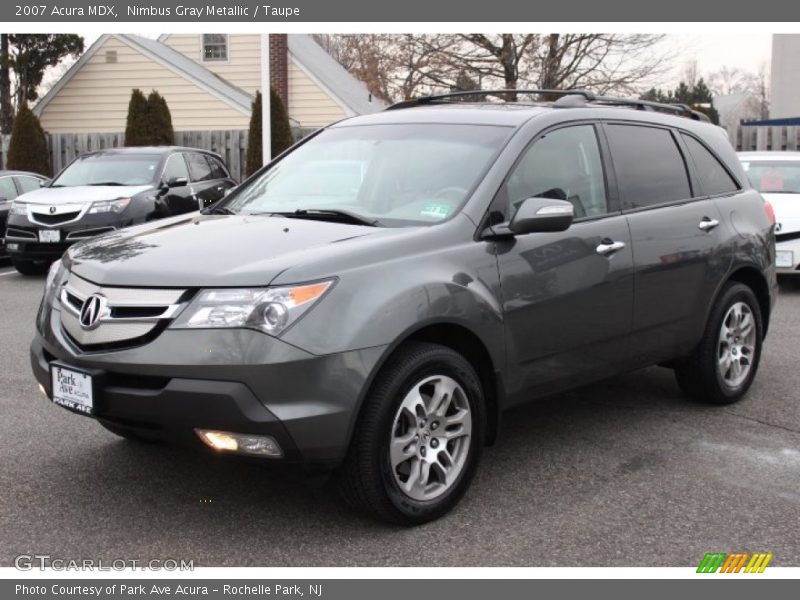 Nimbus Gray Metallic / Taupe 2007 Acura MDX