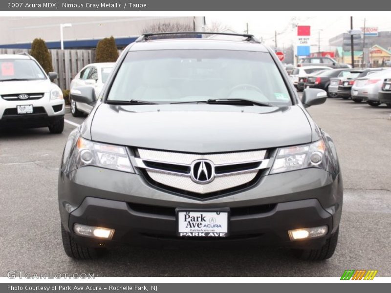 Nimbus Gray Metallic / Taupe 2007 Acura MDX