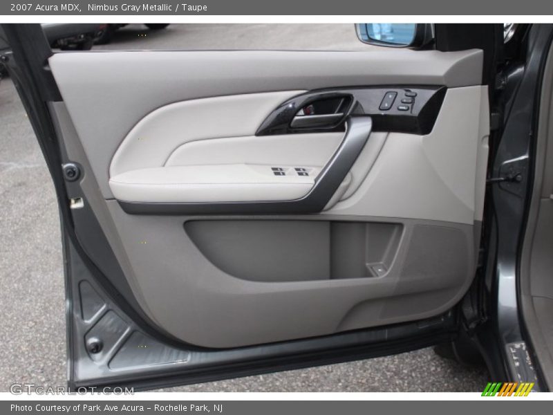 Nimbus Gray Metallic / Taupe 2007 Acura MDX