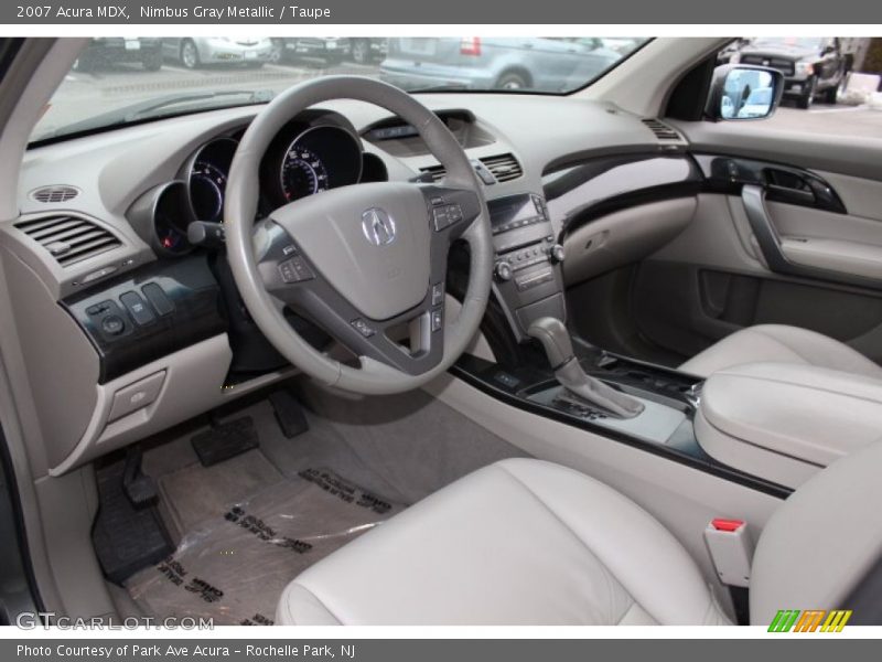 Nimbus Gray Metallic / Taupe 2007 Acura MDX