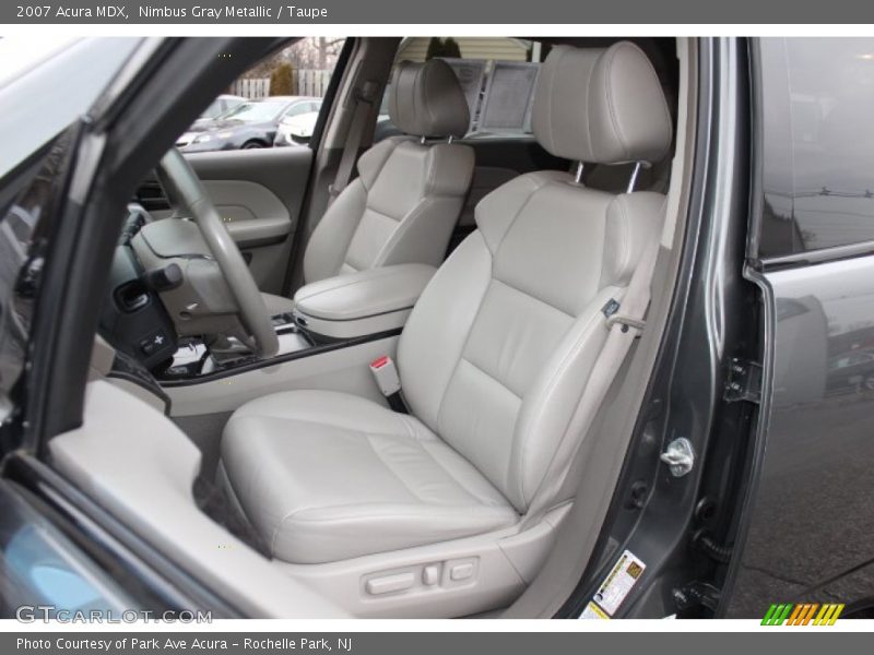 Nimbus Gray Metallic / Taupe 2007 Acura MDX