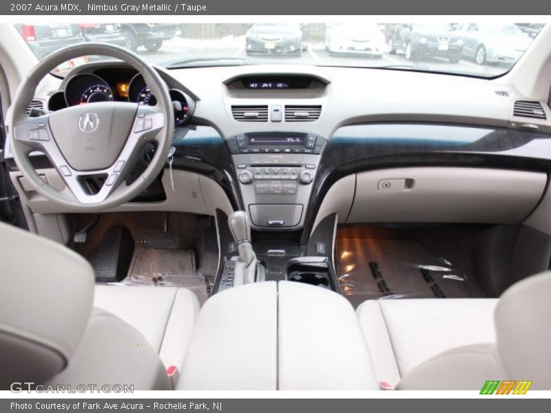 Nimbus Gray Metallic / Taupe 2007 Acura MDX