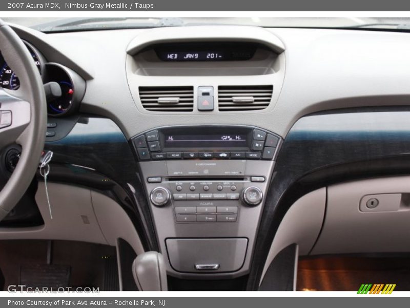 Nimbus Gray Metallic / Taupe 2007 Acura MDX