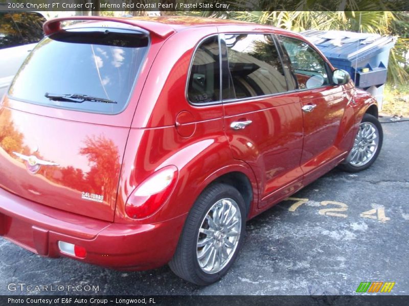 Inferno Red Crystal Pearl / Pastel Slate Gray 2006 Chrysler PT Cruiser GT
