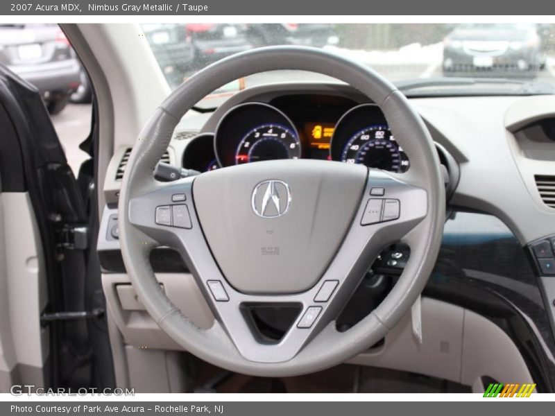Nimbus Gray Metallic / Taupe 2007 Acura MDX
