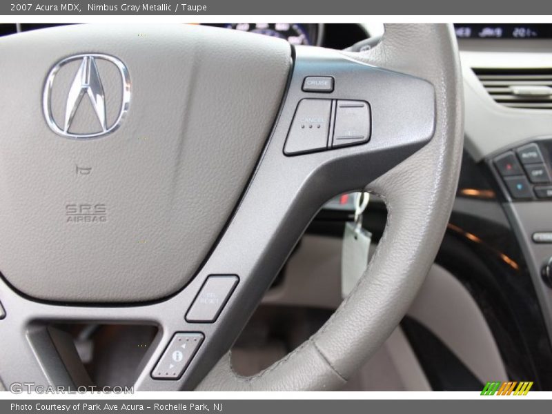 Nimbus Gray Metallic / Taupe 2007 Acura MDX