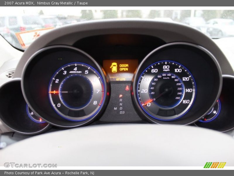 Nimbus Gray Metallic / Taupe 2007 Acura MDX